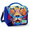 CORAL HIGH KIDS LACİVERT SAKS ASLAN DESENLİ THERMO BESLENME ÇANTASI 11741