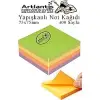 NOTIX YAPIŞKANLI NOT KAĞIDI KÜP 75X75 4 RENK BAHAR 400 YP 51001829