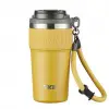 VAGONLT2023 TKK PİPETLİ ASKILI ÇELİK TERMOS MUG 630 ML SARI (STEEL)