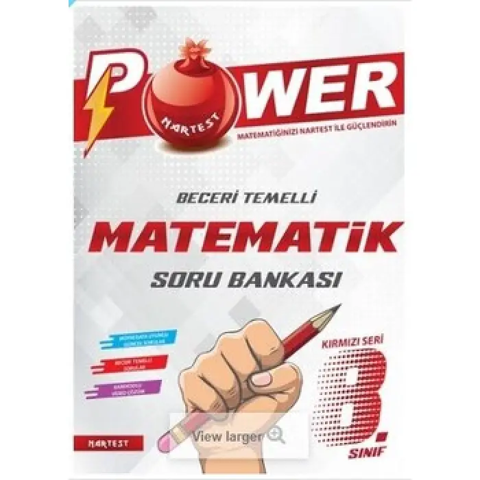 8. Sınıf Matematik Kırmızı Power Soru Bankası Nartest Yayınları
