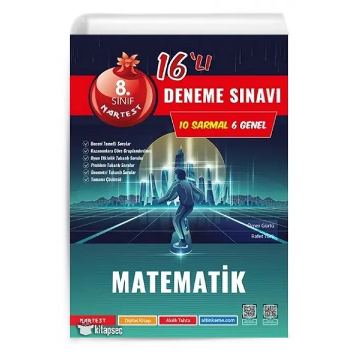 8. Sınıf Matematik Mod 16 Deneme Nartest Yayınları