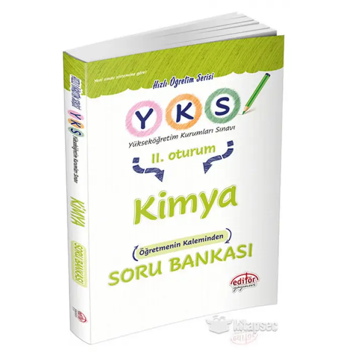 EDİTÖR YKS 2.OTURUM KİMYA ÖĞRETMENİN KALEMİNDEN