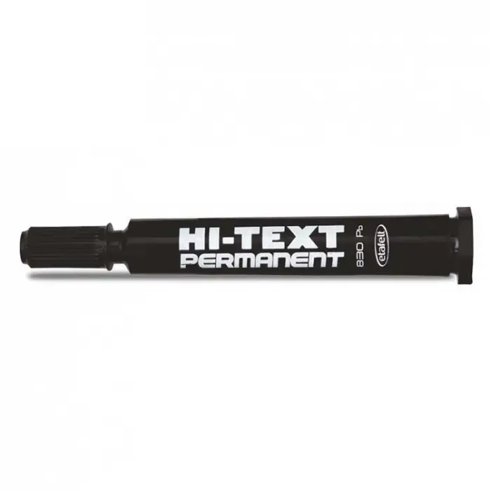 HI-TEXT YUVARLAK UÇ MARKER SİYAH 830PB
