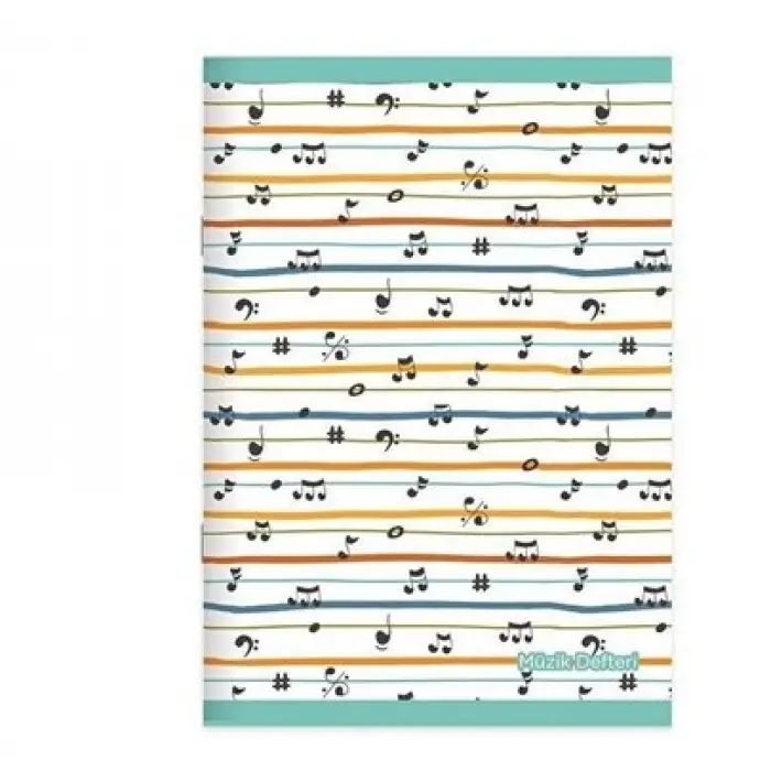 KESKİN A4 32 YP. TEL DİK. KARTON KAPAK MÜZİK DEFTERİ