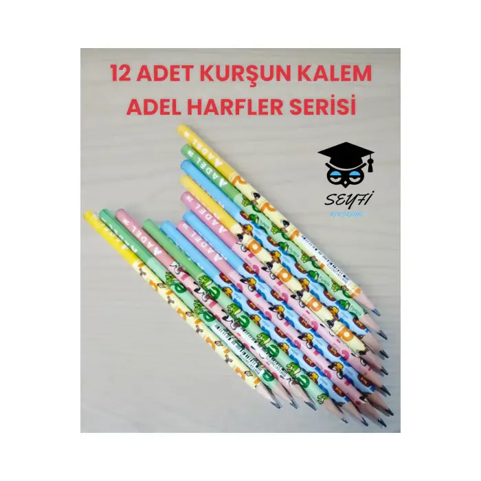 Kurşun Kalem Harfler Pastel Adel