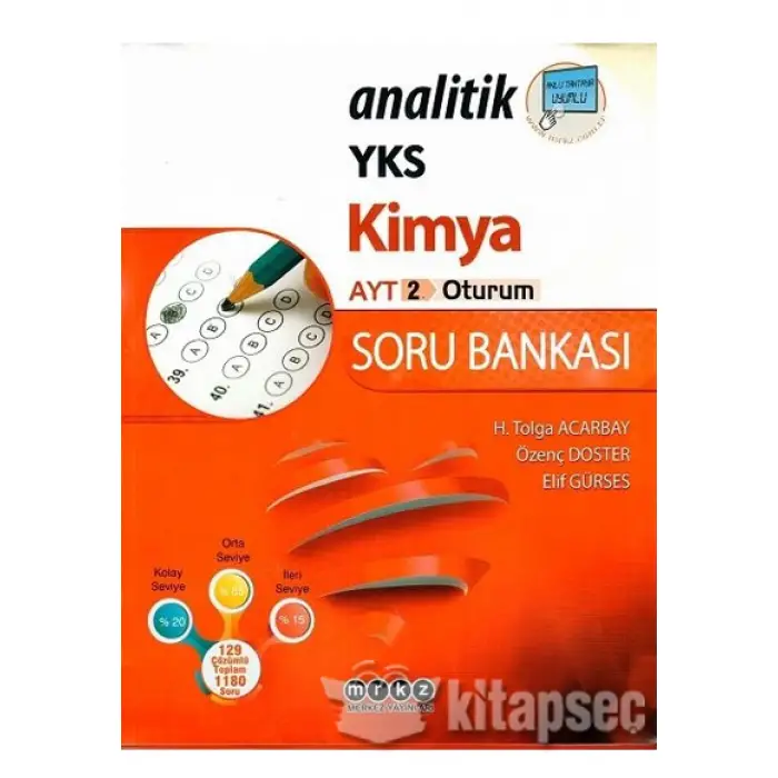 MERKEZ AYT ANALİTİK KİMYA SORUBANKASI