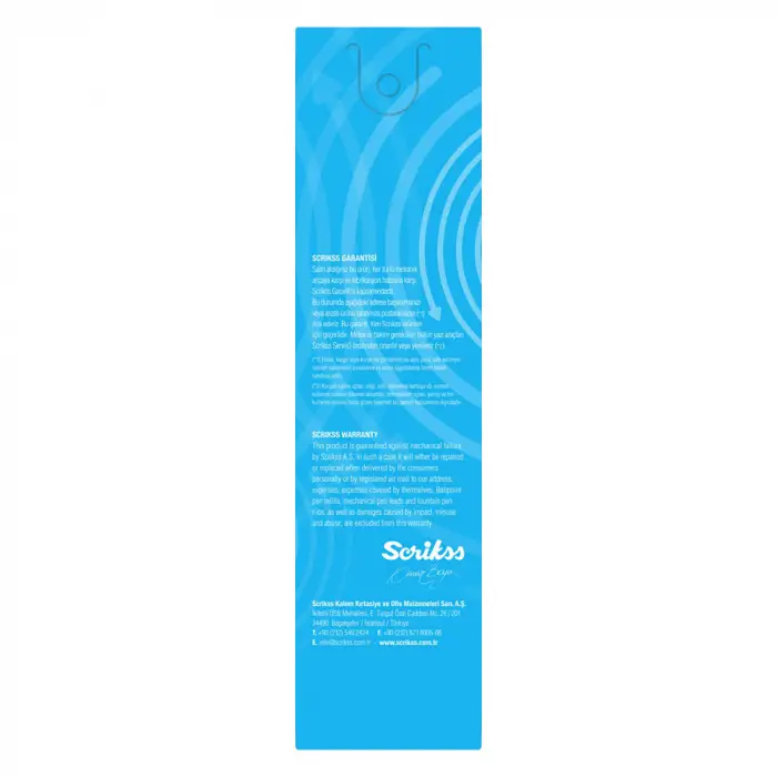 SCRIKSS TWIST VERSATİL 0.5 MAVİ ŞEFFAF AMB.