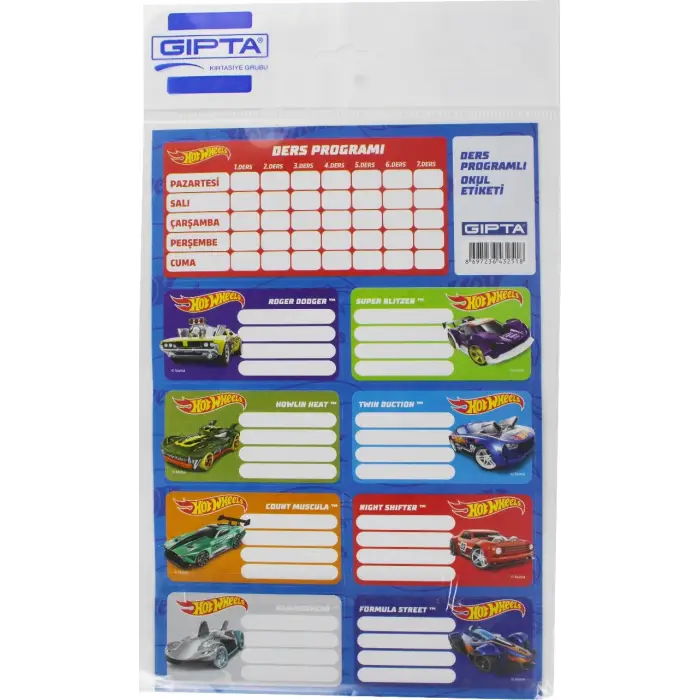 TANEX OKUL ETİKETİ DERS PROGRAMLI