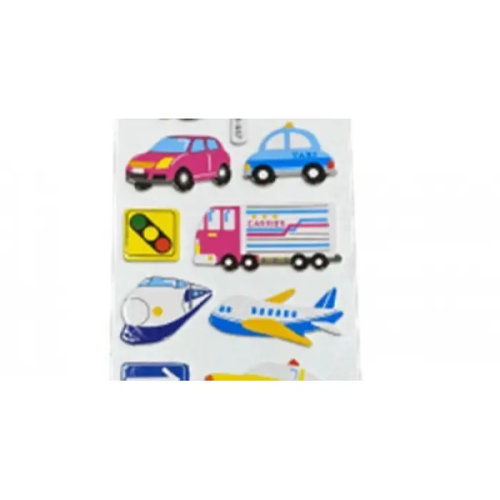 TEMAT TİCON.TPS-012/4 3D PUFFY STICKER ARABA