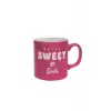 MACMUG 381174 BARBIE MUG EXTRA SWEET PEMBE-BEYAZ SERAMİK KUPA