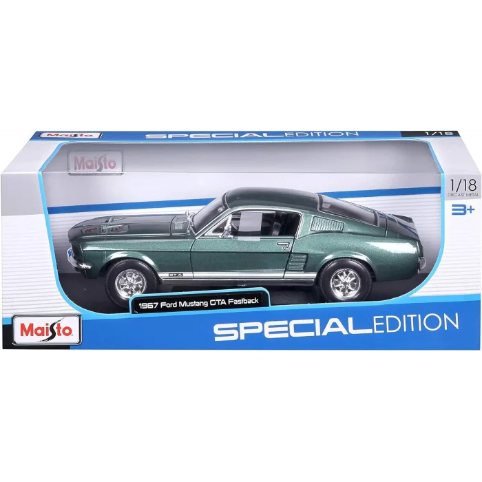 MAISTO 1967 FORD MUSTANG GTA FASTBACK (1:18)