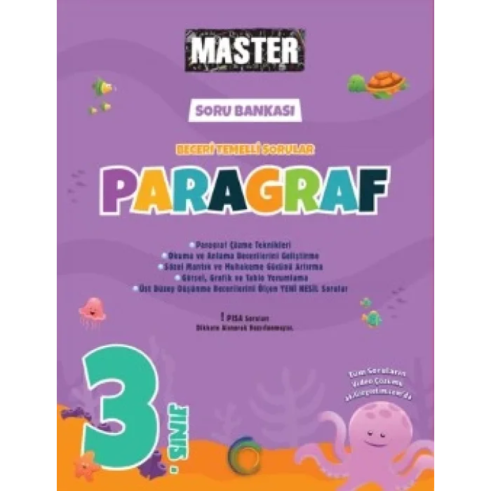 3. Sınıf Master Paragraf Soru Bankası Okyanus Yayınları