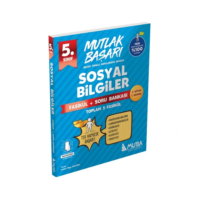5. Sınıf Sosyal Bilgiler Mutlak Başarı Fasikül+Soru Bankası Muba Yayınları