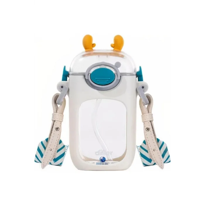 VAGONLİFE DILLER PİPETLİ MATARA T-4015 400ML BEYAZ