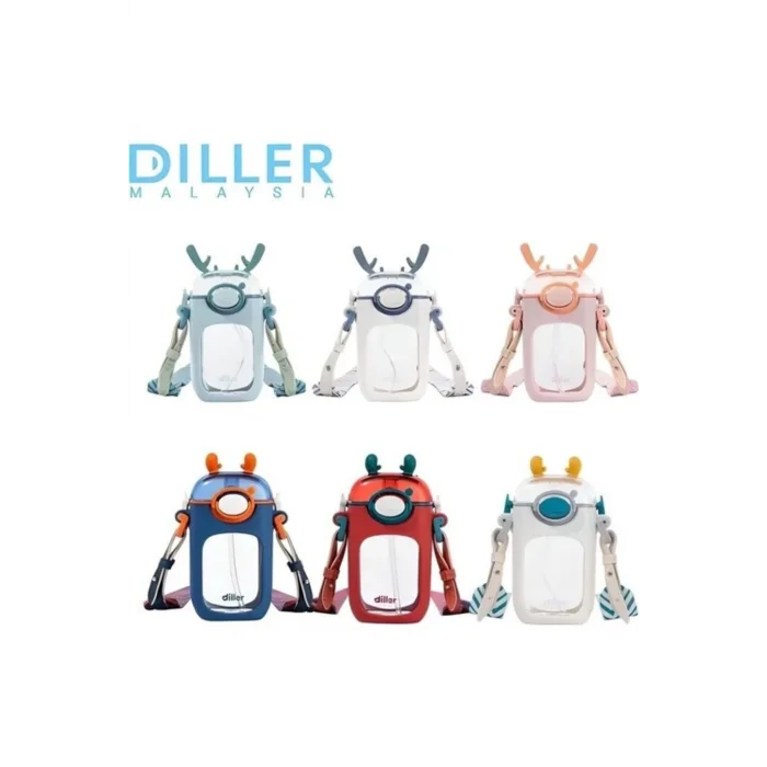 VAGONLİFE DILLER PİPETLİ MATARA T-4015 400ML BEYAZ