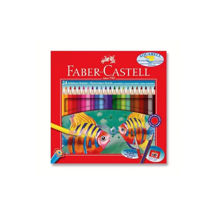 FABER CASTELL REDLINE AQUARELL KURU BOYA 24 RENK