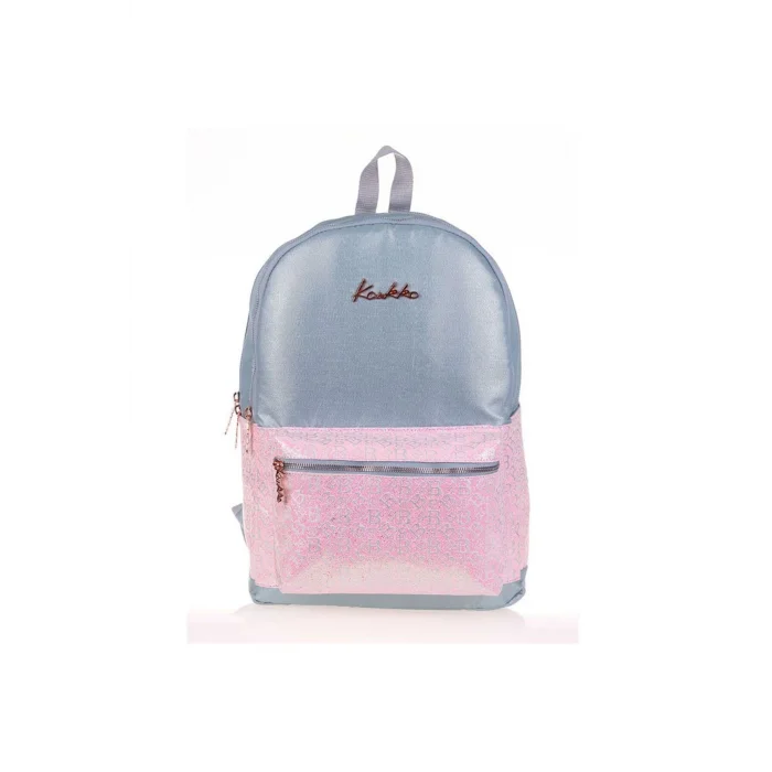 KAUKKO AMAZING SIRT ÇANTASI (B LETTER-GRİ)