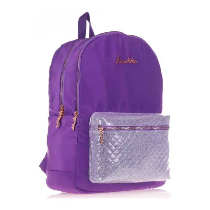 KAUKKO SIRT ÇANTASI BRIGHT KAPİTONE-MOR