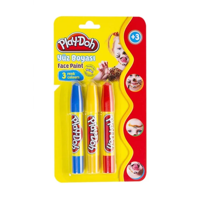 PLAY-DOH YÜZ BOYASI 3 RENK