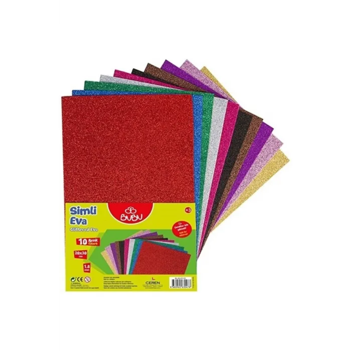 BU-BU SİMLİ EVA 20x30CM. 10 RENK