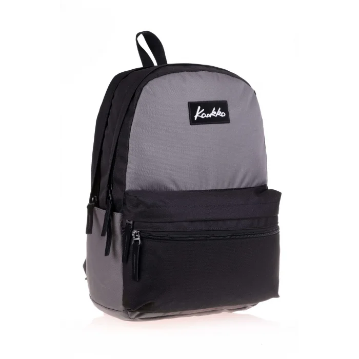 KAUKKO	SIRT ÇANTASI BASIC DUBLE COLORS MOR-SİYAH