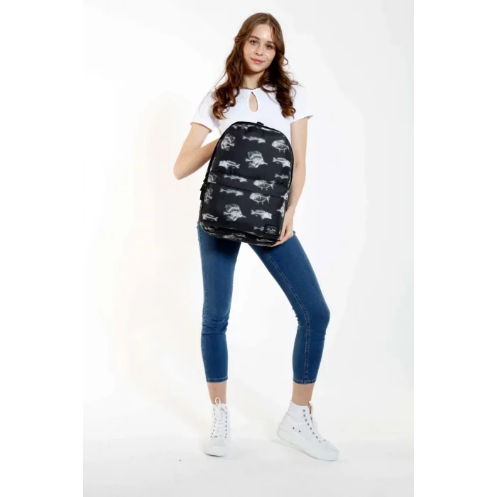 KAUKKO SIRT ÇANTASI NATURE FISH