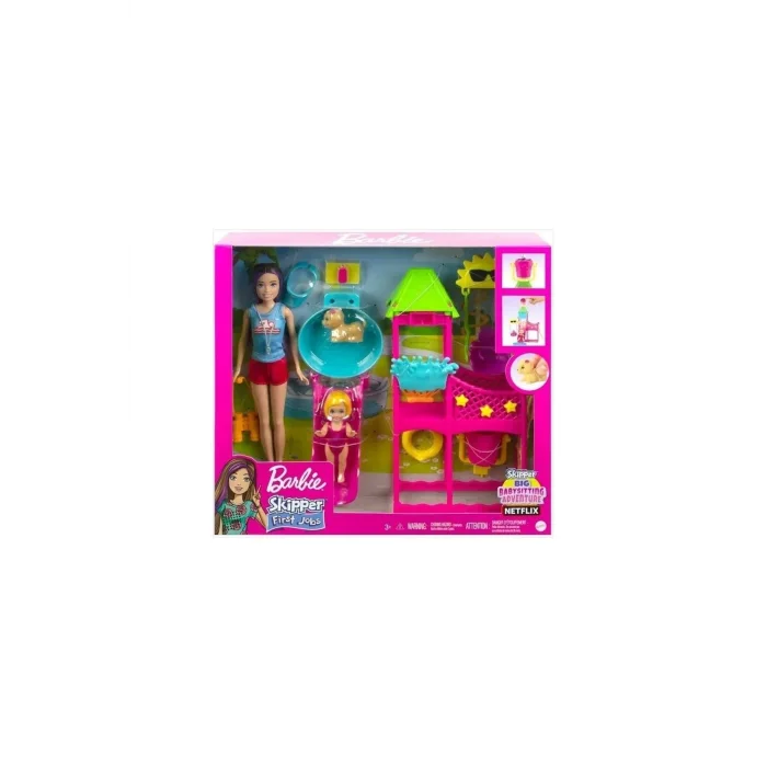 BARBIE SKIPPERIN SU PARKI EĞLENCESİ OYUN SETİ