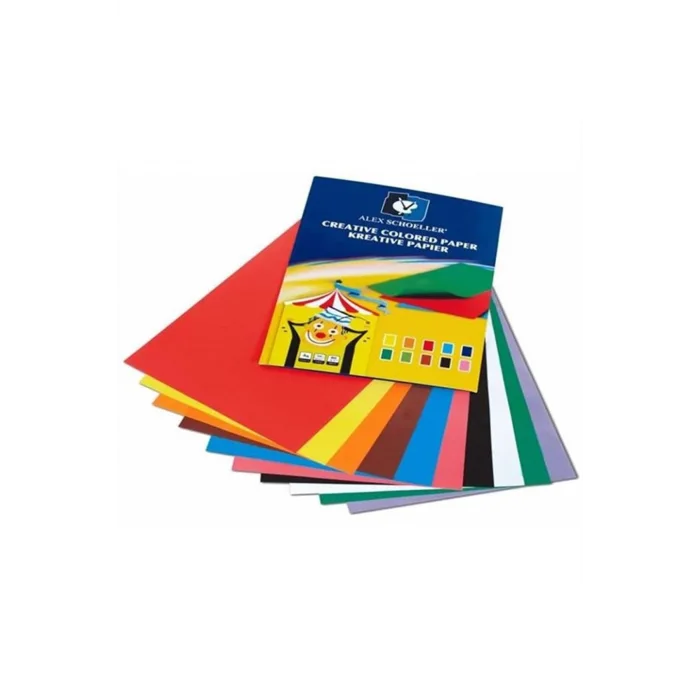 ALEX ELİŞİ KAĞIDI A4 KARIŞIK 10 LU POŞET ALX-218