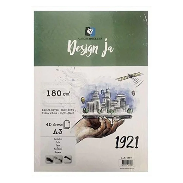 ALEX DESGIN JA RESİM DEFT.SPR.(7860) 180GR 40LI