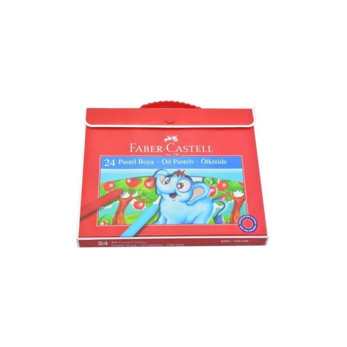 FABER CASTELL REDLINE PLASTİK ÇANTALI PASTEL BOYA 24 RENK