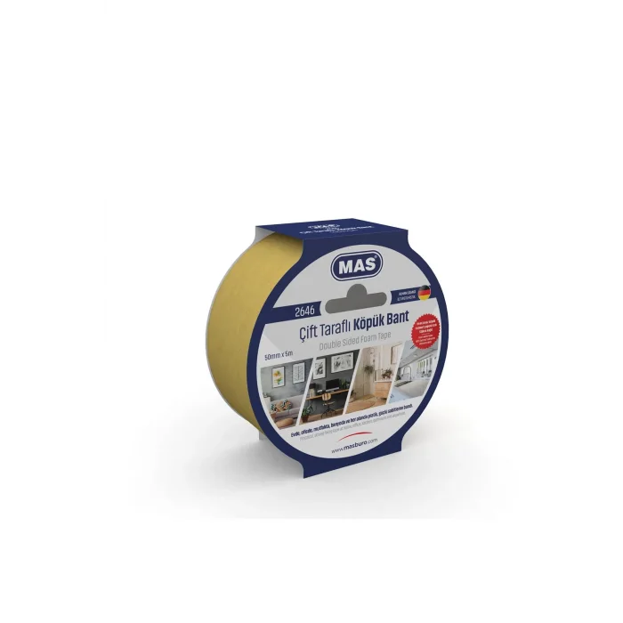 ÇİFT TARAFLI KÖPÜK BANT - 50MM X 5M