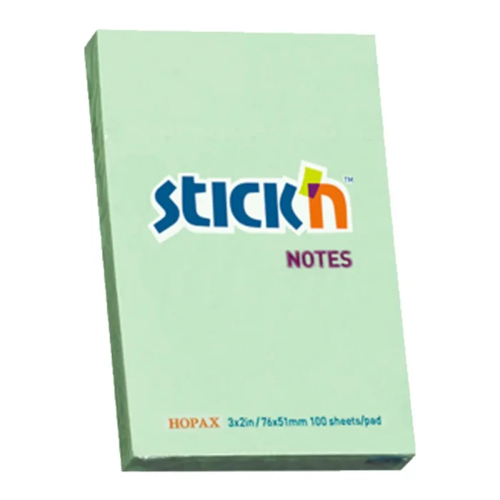 GIPTA Stıckn 76x51 Eco Notes Pastel Yeşil 100yp