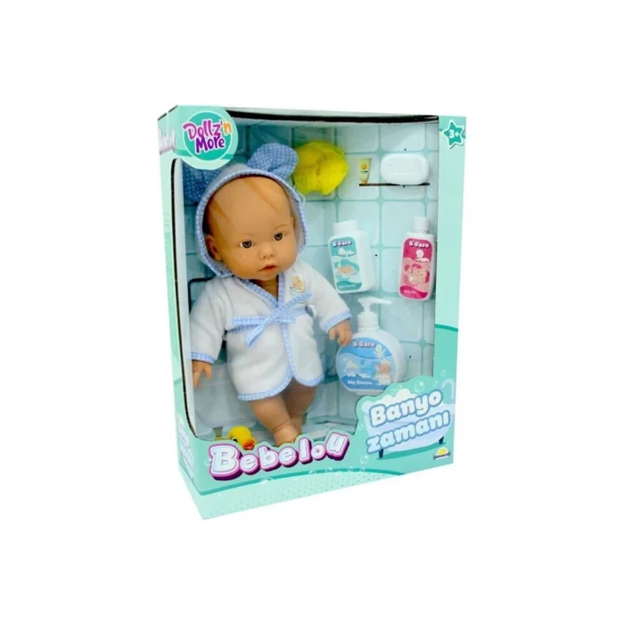 BEBELOU BANYO ZAMANI BEBEK SETİ 35 CM.