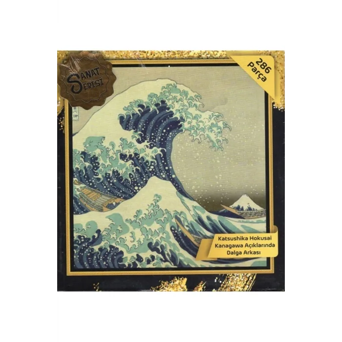 KATSUSHİKA HOKUSAİ KANAGAWA AÇIKLARINDA DALGA ARKASI 286 PARÇA LİLAMOR