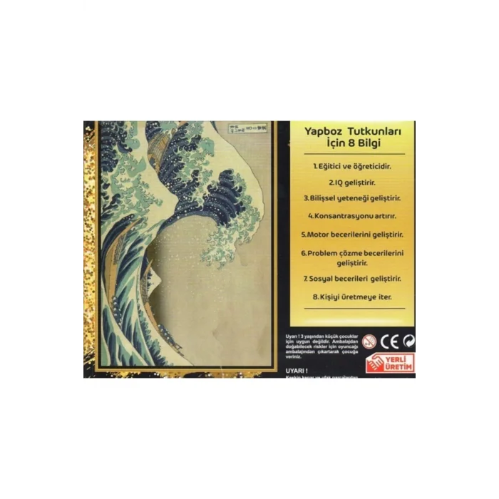 KATSUSHİKA HOKUSAİ KANAGAWA AÇIKLARINDA DALGA ARKASI 286 PARÇA LİLAMOR