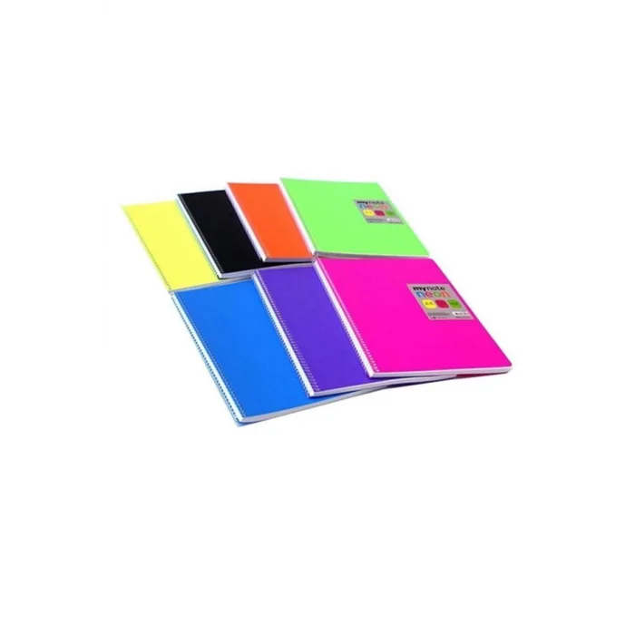 MYNOTE FLEX PASTEL DEFTER PP KAPAK SPİRALLİ A4 100YP ÇİZGİSİZ