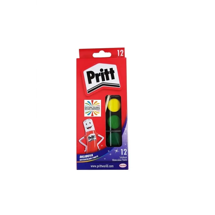 PRITT  12 Lİ SULU BOYA KARTON KUTU KÜÇÜK