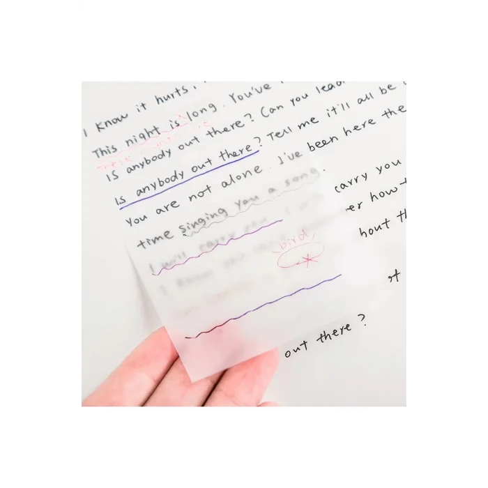 NOT YAZ SN-8957 BEYAZ ŞEFFAF YAPIŞKANLI NOT KAĞIDI 50yp.70x75mm.