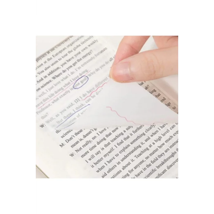 NOT YAZ SN-8957 BEYAZ ŞEFFAF YAPIŞKANLI NOT KAĞIDI 50yp.70x75mm.