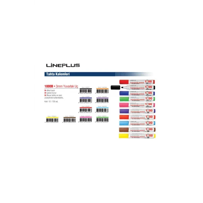 LINEPLUS 1000 TAHTA KALEMİ SİYAH