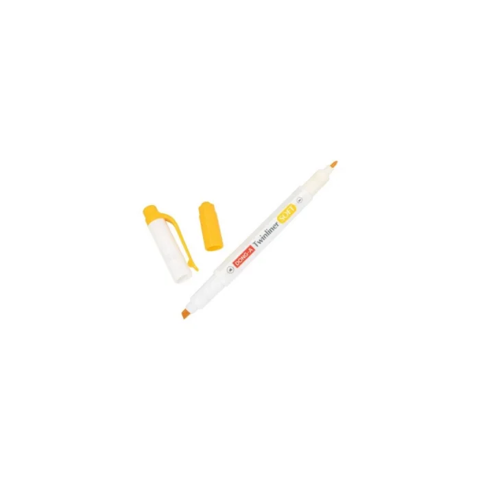 DONG-A TWINLINER SOFT FOSFORLU KALEM ALTIN SARI  NO:73