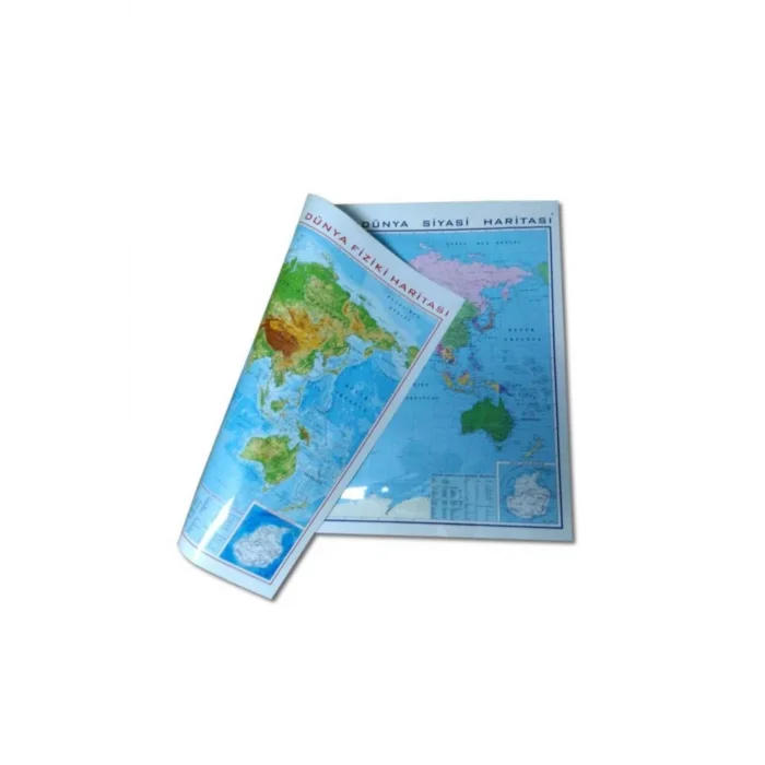 ODAK 35X50 DÜNYA SİYASİ - FİZİKİ HARİTASI