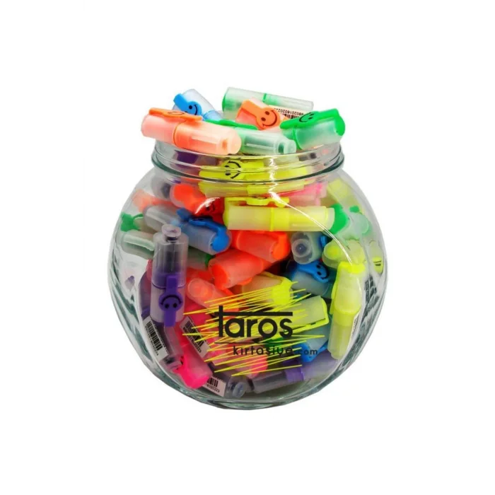 TAROS MİNİ SMİLEY FOSFORLU KALEM