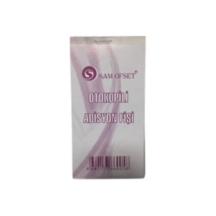 Sam Ofset Adisyon Fişi Otokopili