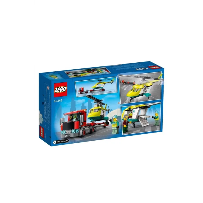 Lego City Rescue Helicopter Transport