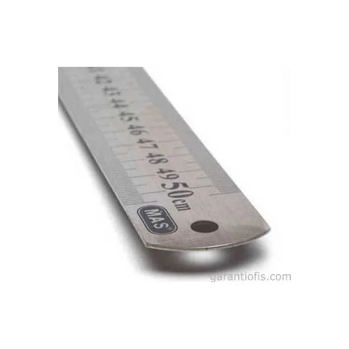 Mas 2350 Çelik Cetvel 50Cm.