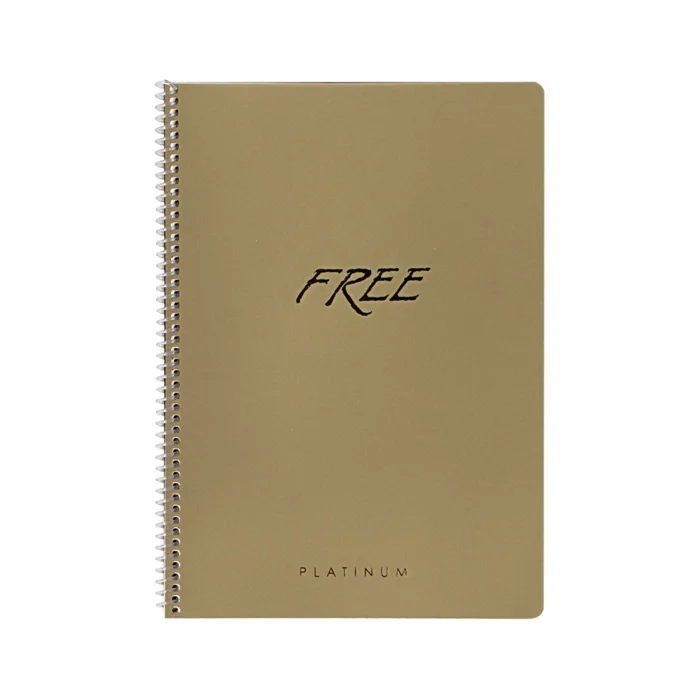 Free Platinum A5 80 Yaprak Çizgili PP Kapak Defter Keskin Color