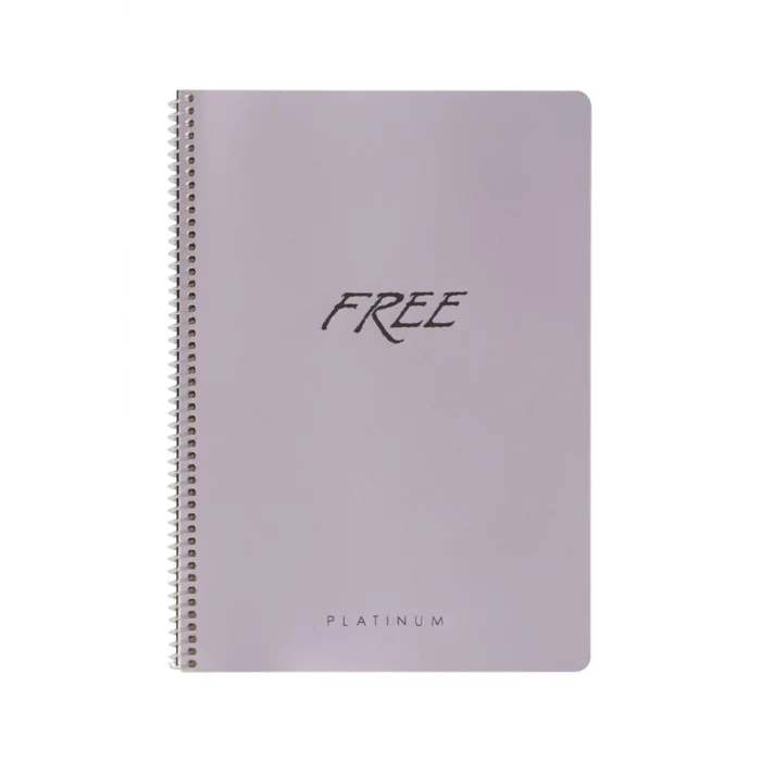 Free Platinum A5 80 Yaprak Çizgili PP Kapak Defter Keskin Color