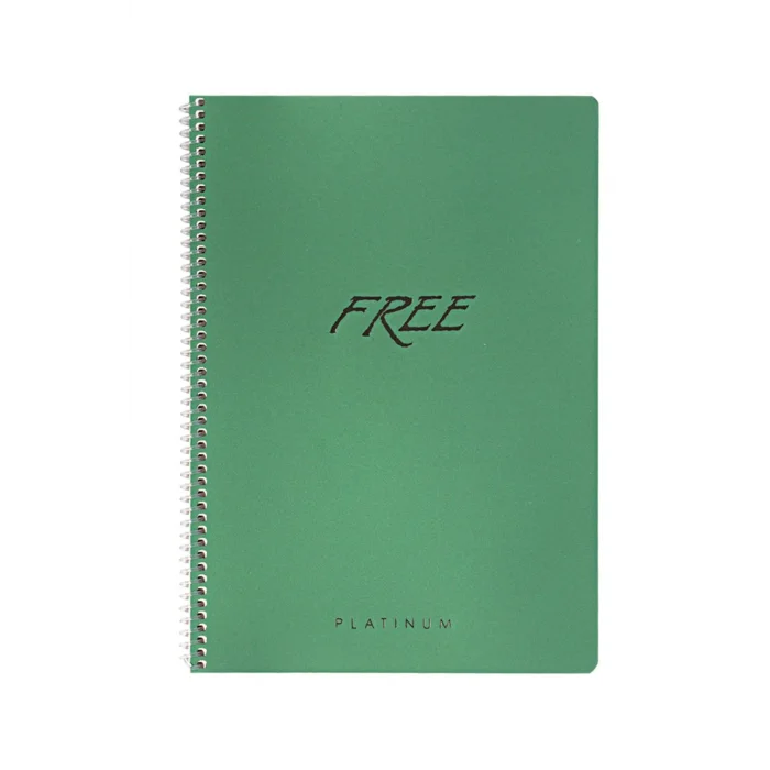 Free Platinum A5 80 Yaprak Çizgili PP Kapak Defter Keskin Color
