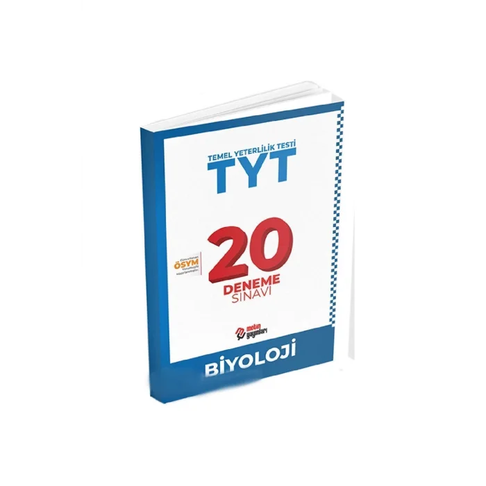 METİN TYT BİYOLOJİ 20 DENEME